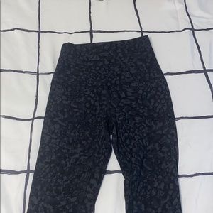 Lululemon wild things camo leggings. Like new